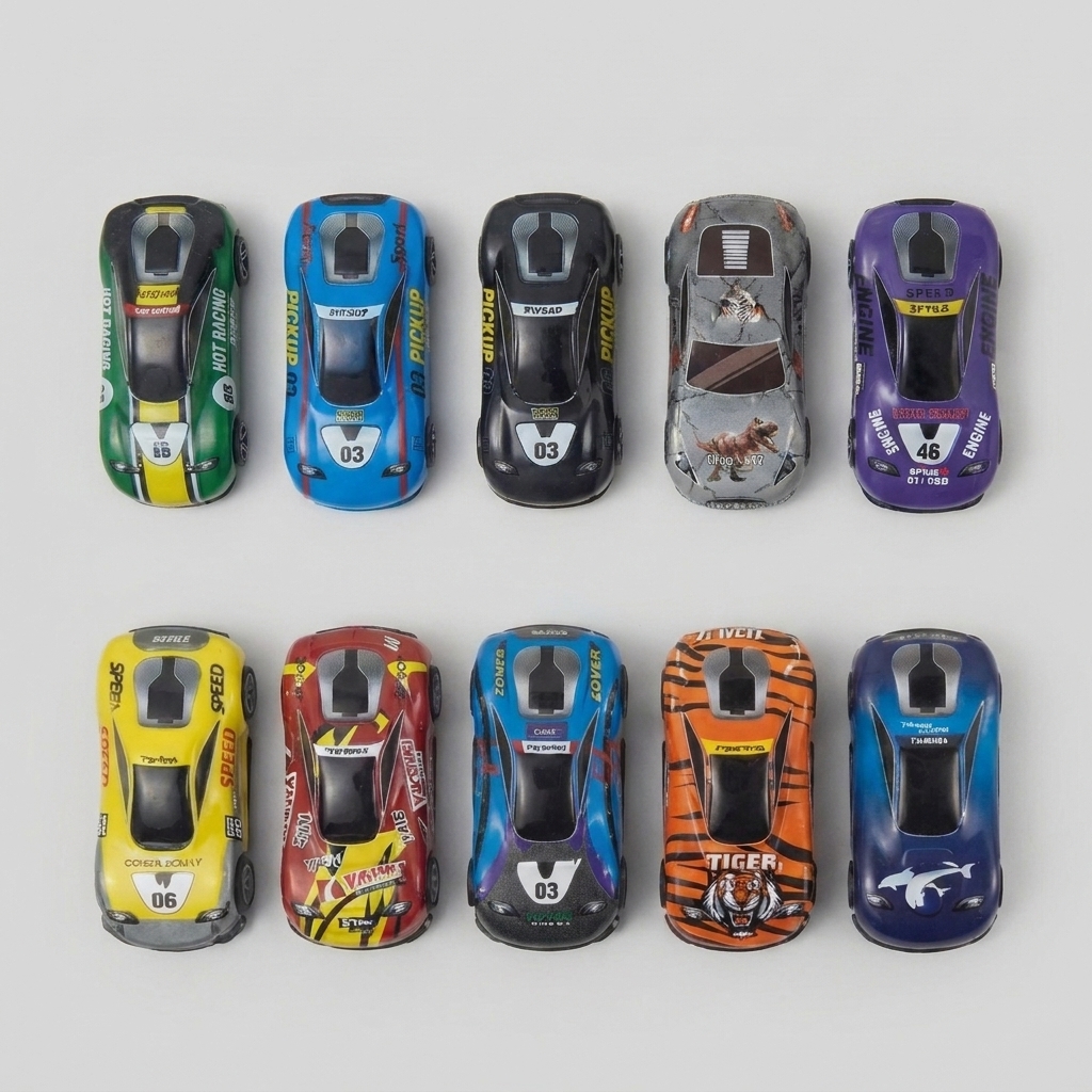 Mini Toy Cars - Pack of 10