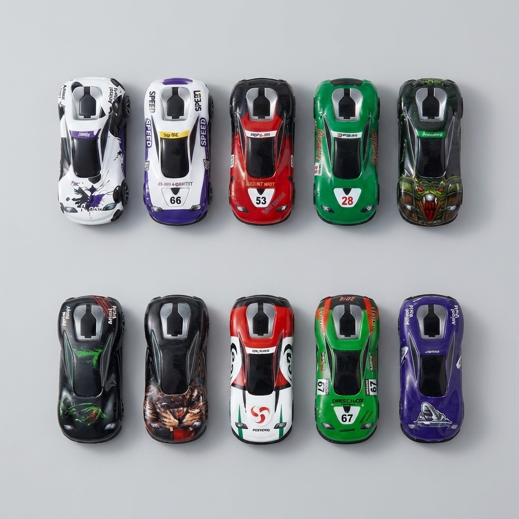 Mini Toy Cars - Pack of 10