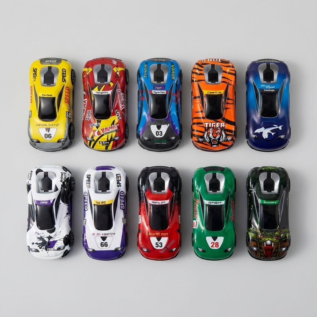 Mini Toy Cars - Pack of 10