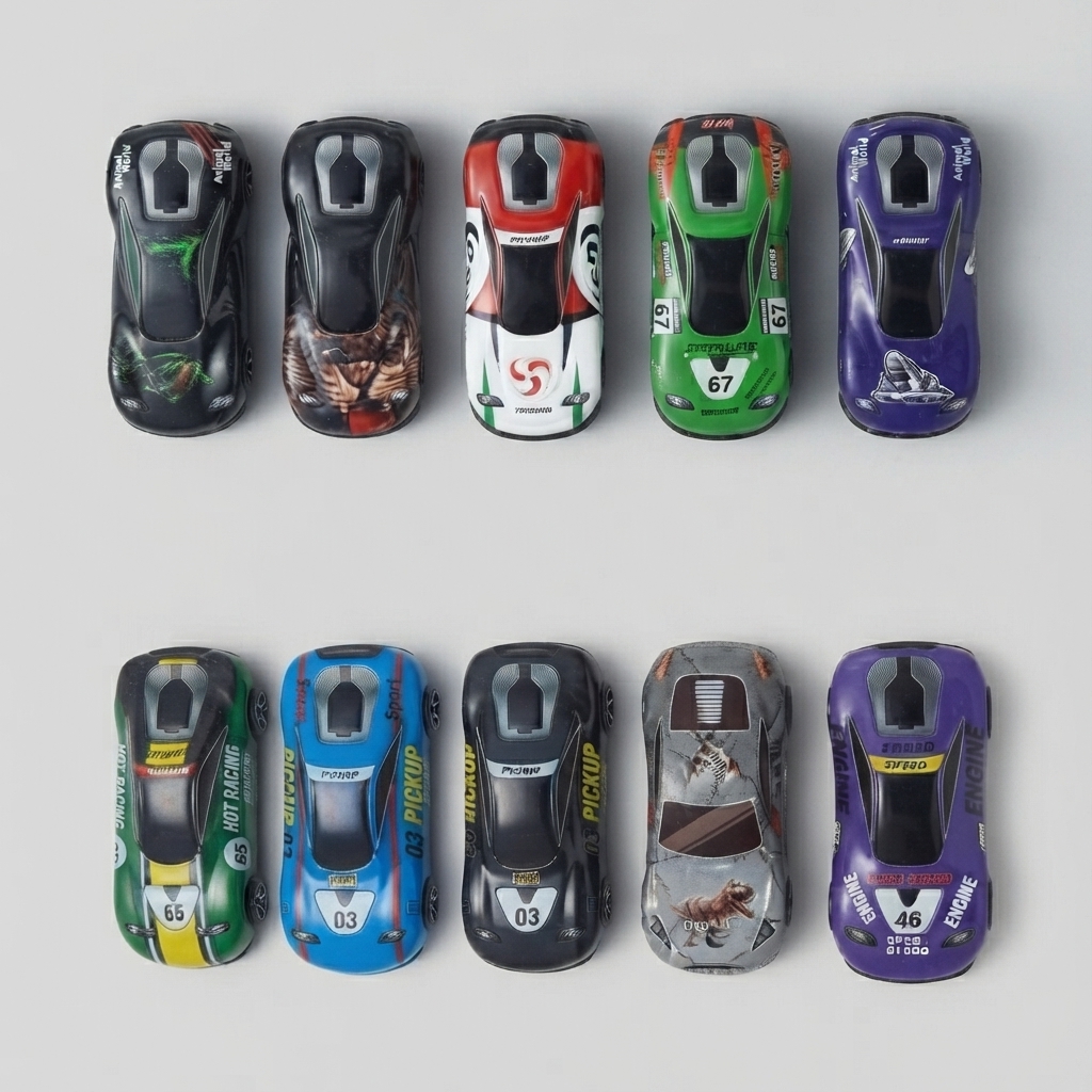 Mini Toy Cars - Pack of 10