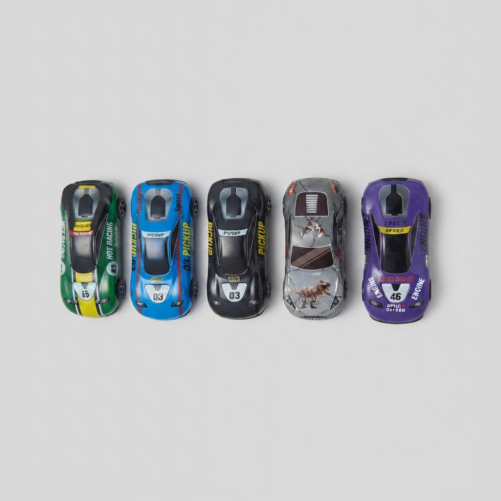 Mini Toy Cars - Pack of 5