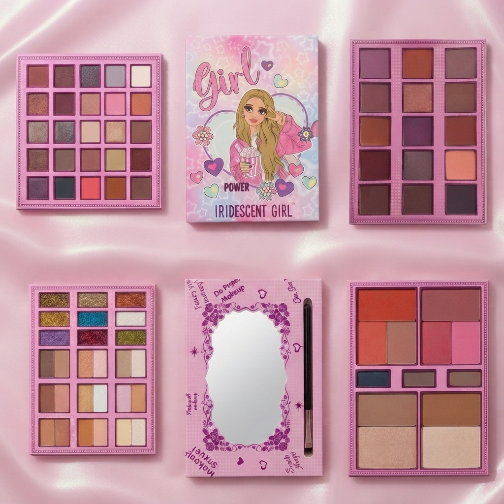 All-in-One Makeup Palette – Eyeshadow, Blush, Contour & Highlighter Kit